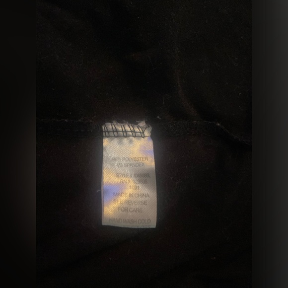 Heart & Hips (Fashion Nova) Black Bodycon Maxi Dress with Slit, Size L. - Picture 6 of 6